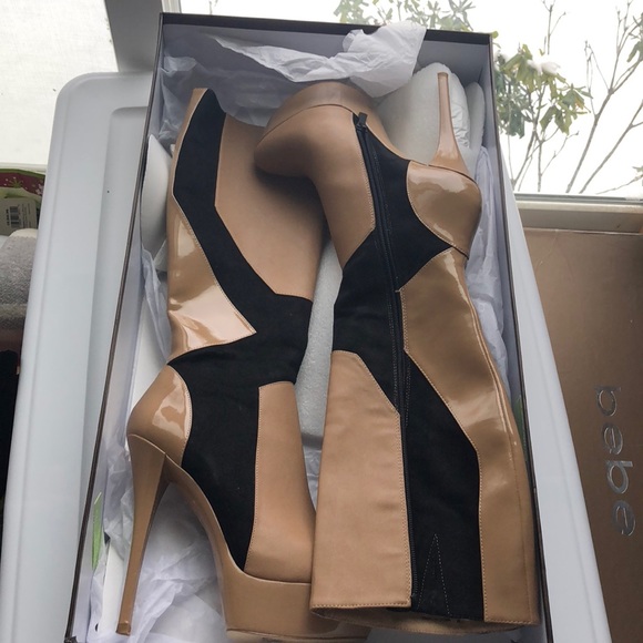 bebe Shoes - Bebe Valerie Knee High Boot Size 7